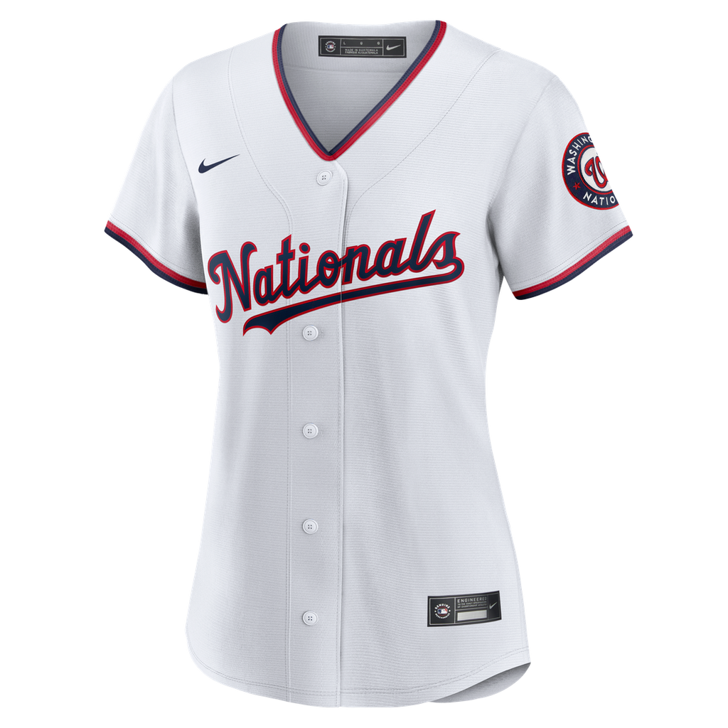 Washington Nationals CJ Abrams Nike Women's Home Replica Player Jersey - White