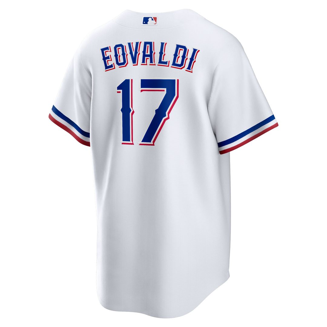 Texas Rangers Nathan Eovaldi Nike Home Replica Player Jersey - White
