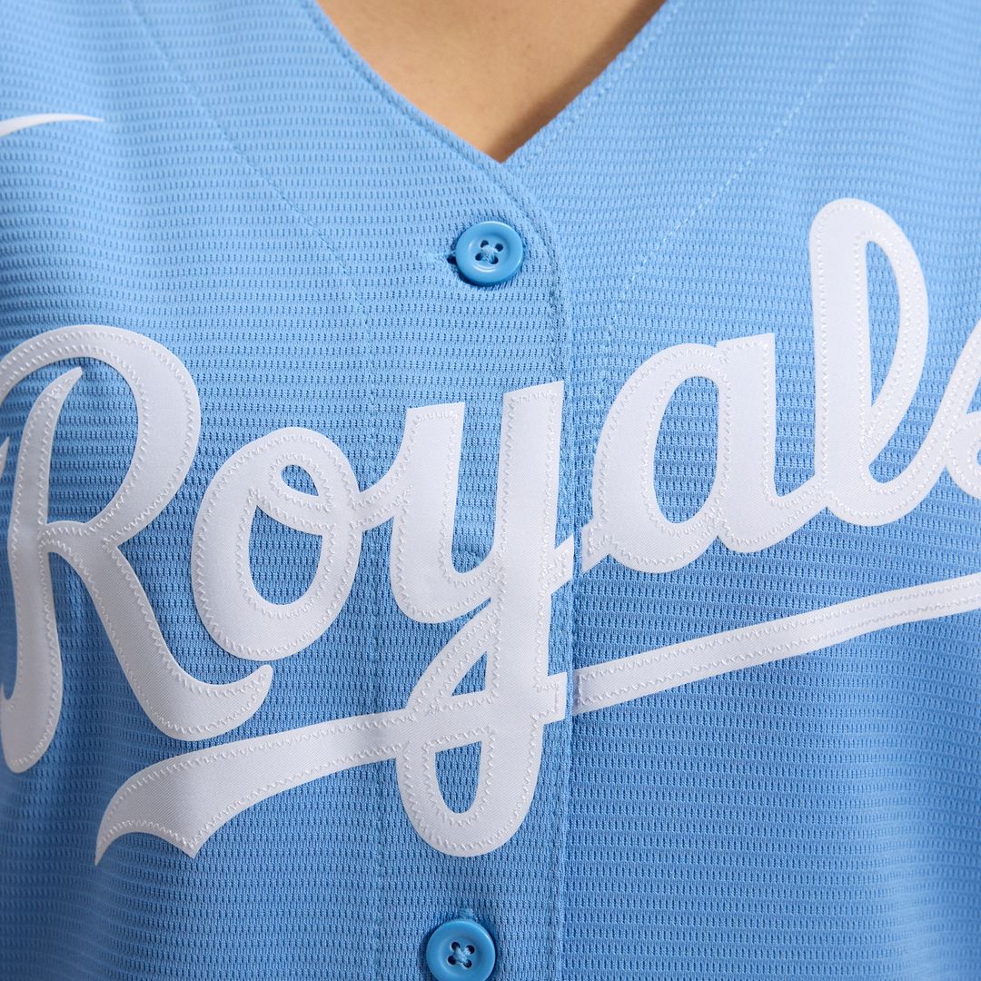 Kansas City Royals Nike Women's Alternate Replica Team Logo Jersey - Light Blue