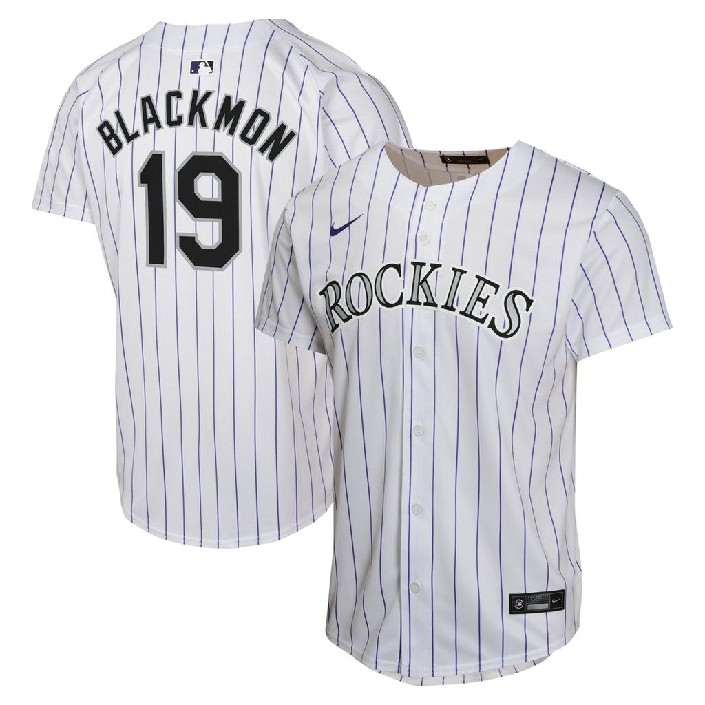 Colorado Rockies Charlie Blackmon Nike Youth Home Game Player Jersey - White