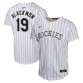 Colorado Rockies Charlie Blackmon Nike Youth Home Game Player Jersey - White