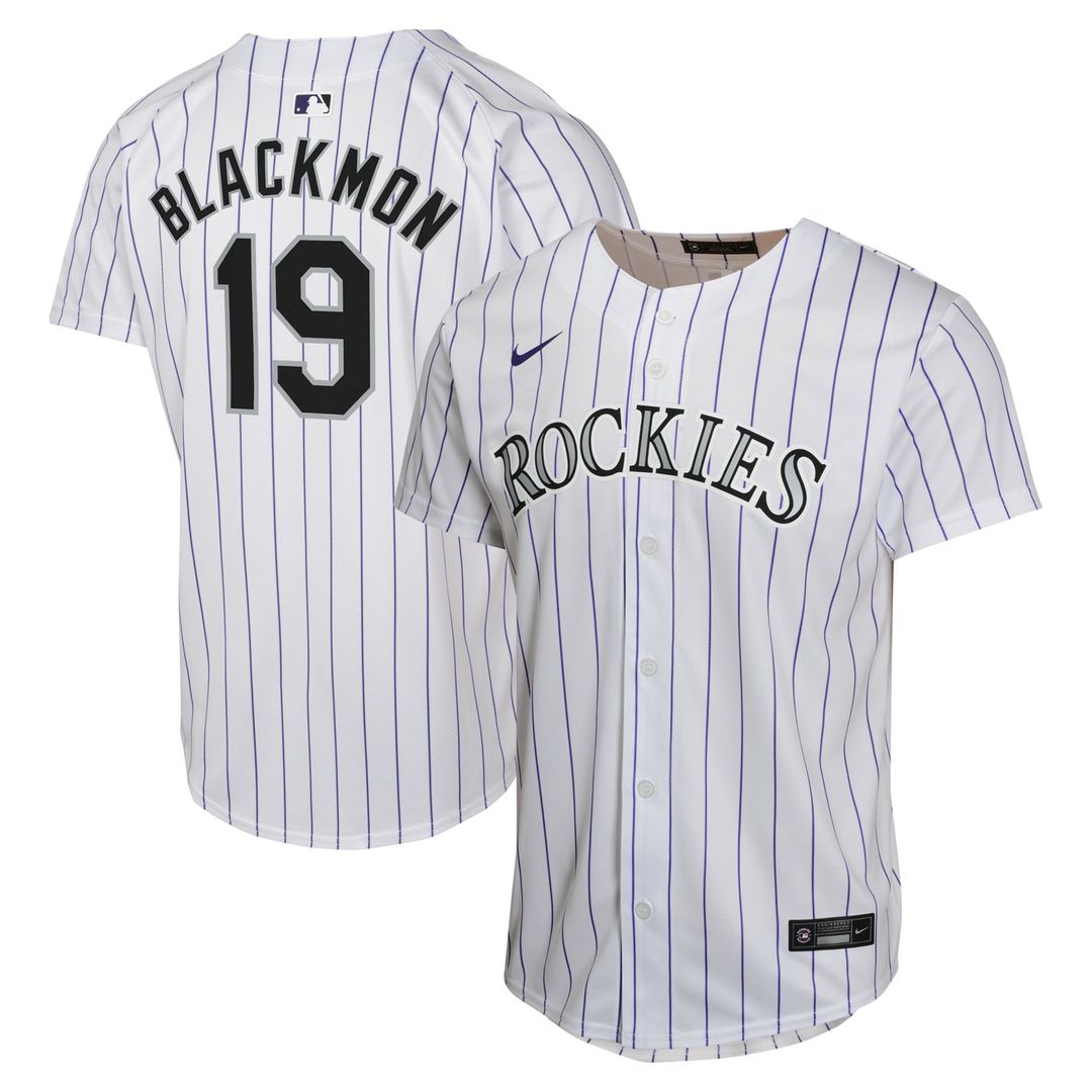 Colorado Rockies Charlie Blackmon Nike Youth Home Game Player Jersey - White