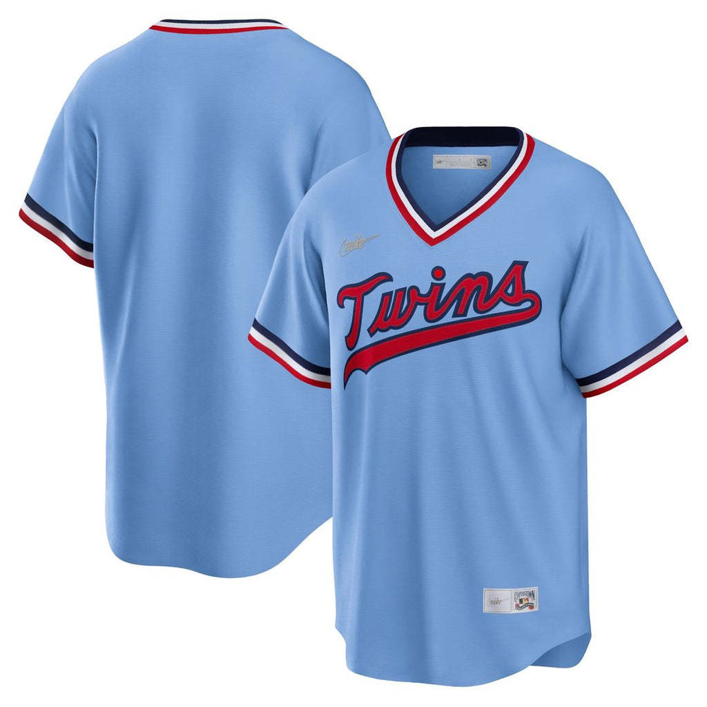 Minnesota Twins Nike Road Cooperstown Team Jersey - Light Blue