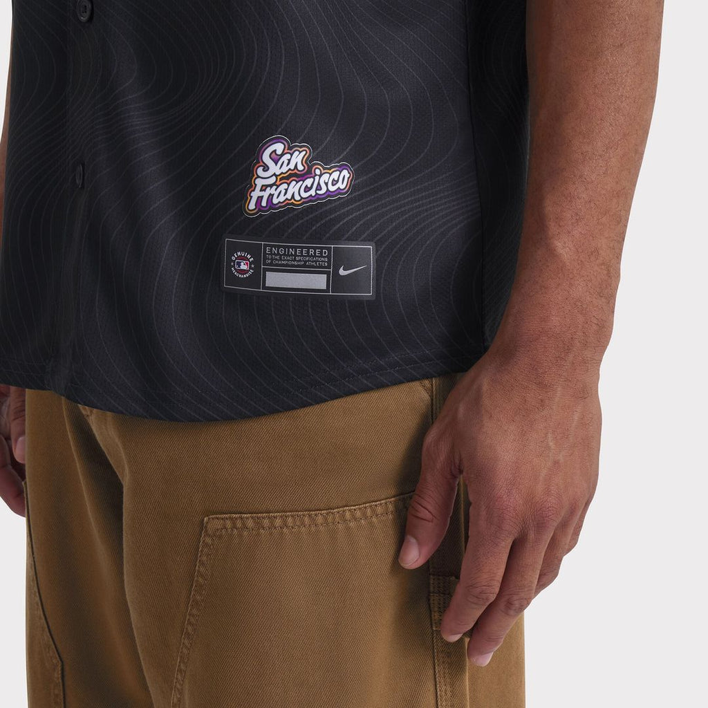 San Francisco Giants Nike 2025 City Connect Limited Jersey - Anthracite