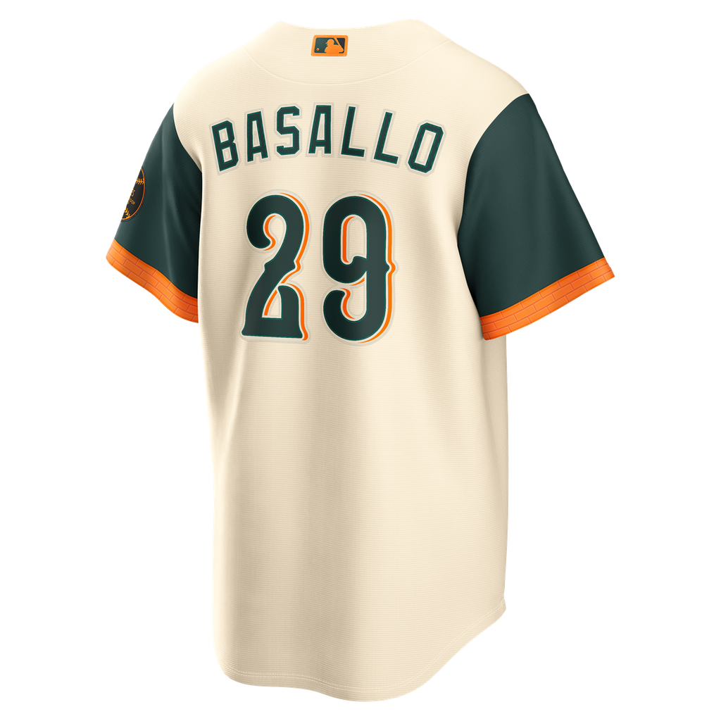 Baltimore Orioles Samuel Basallo Nike 2026 City Connect Stadium Jersey - Cream