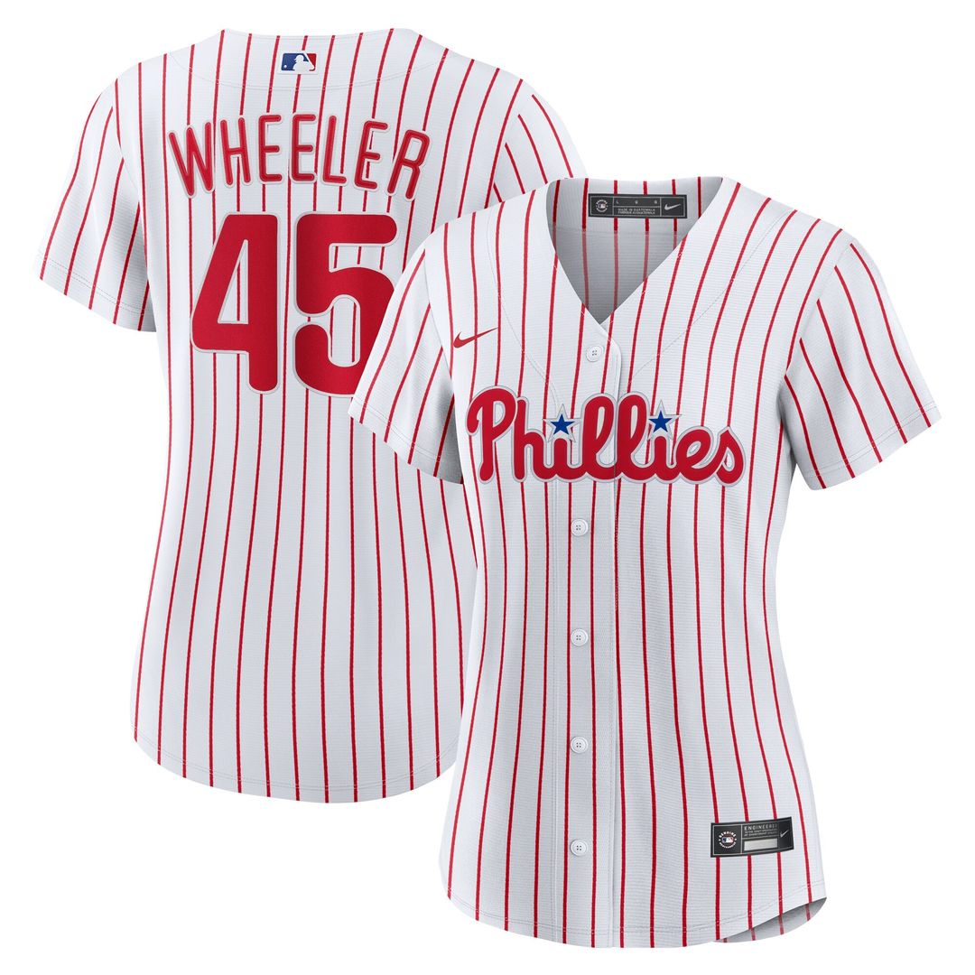Philadelphia Phillies Zack Wheeler Nike Women's Home Replica Jersey - White