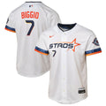 Houston Astros Craig Biggio Nike Youth 2025 City Connect Limited Player Jersey - White