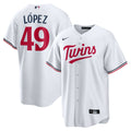 Minnesota Twins Pablo López Nike Home Replica Player Jersey - White