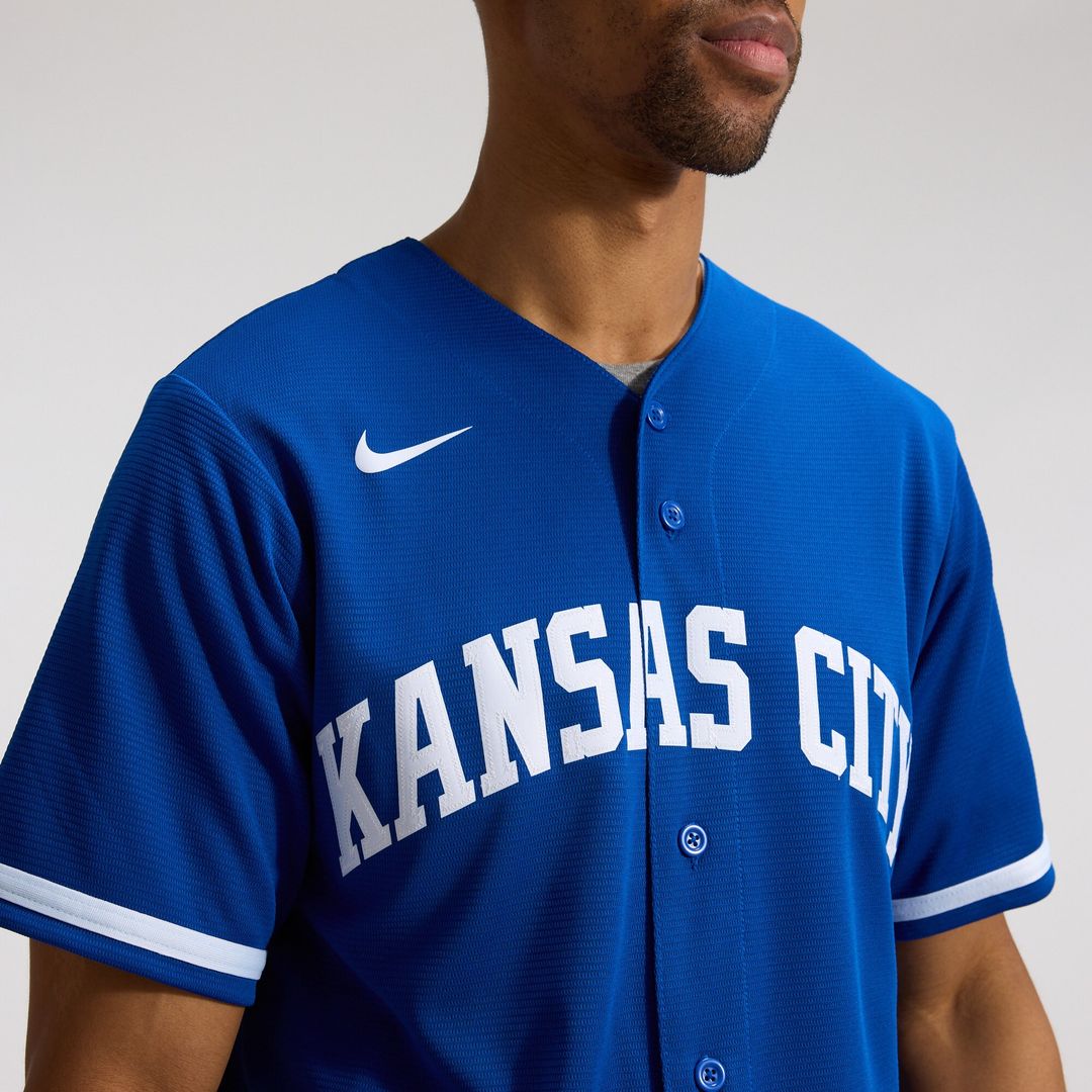 Kansas City Royals Nike Road Replica Team Jersey - Gray