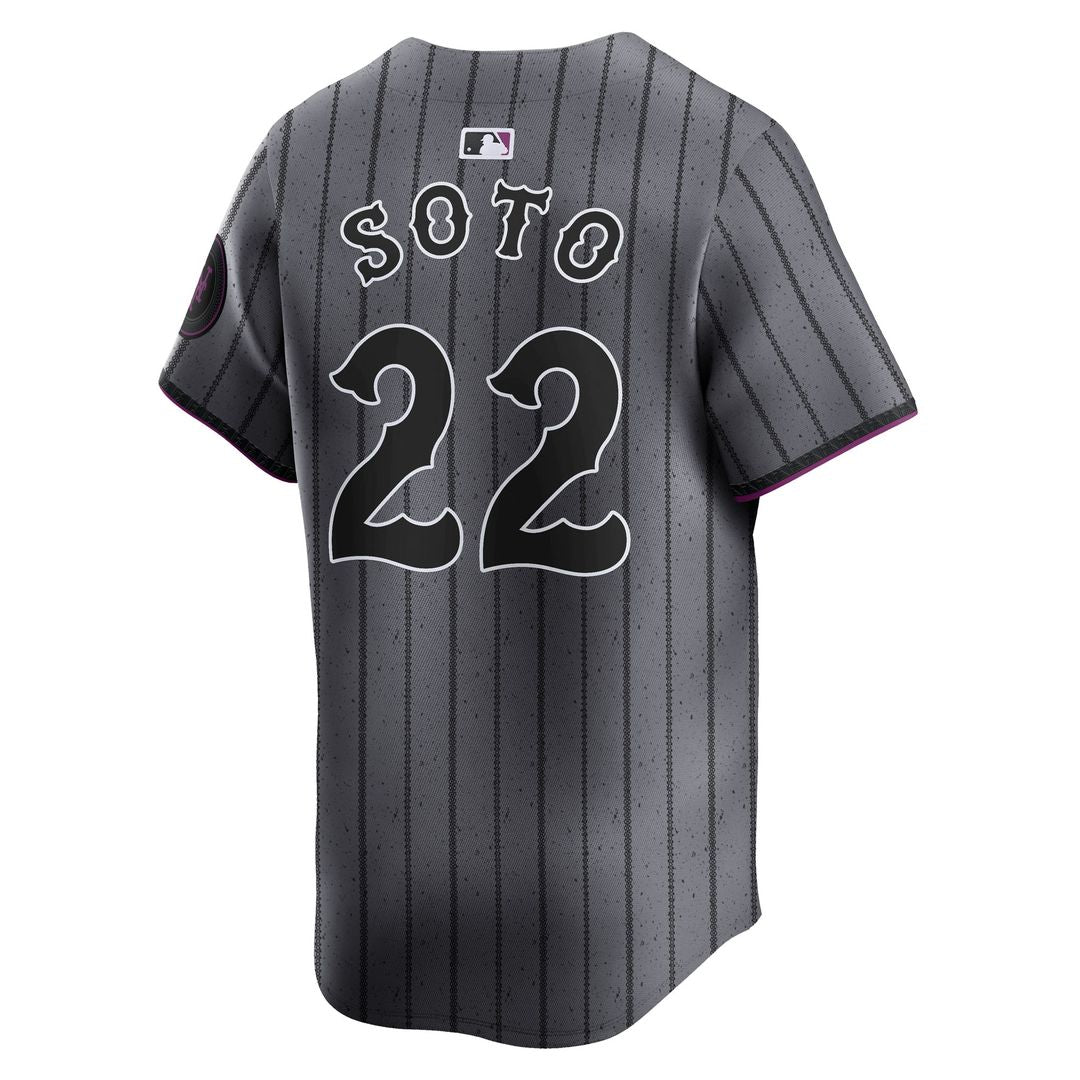 New York Mets Juan Soto Nike City Connect Limited Jersey - Gray