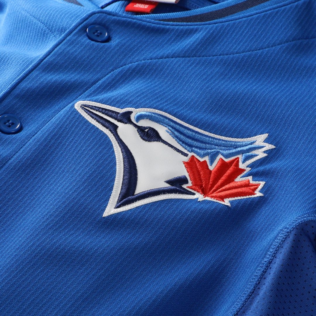 Toronto Blue Jays Jose Bautista Mitchell & Ness Authentic Batting Practice Jersey - Blue