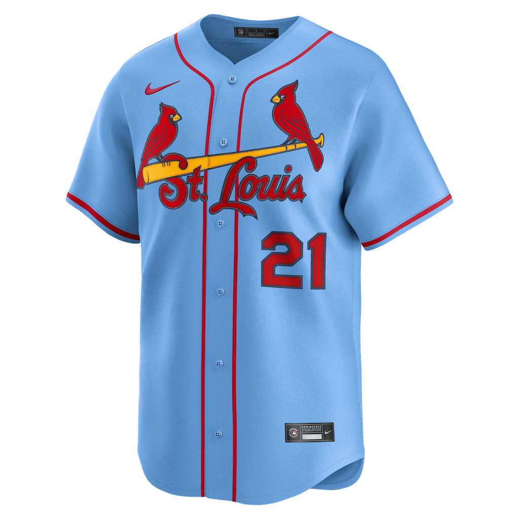 St. Louis Cardinals Lars Nootbaar Nike Alternate Limited Jersey - Light Blue
