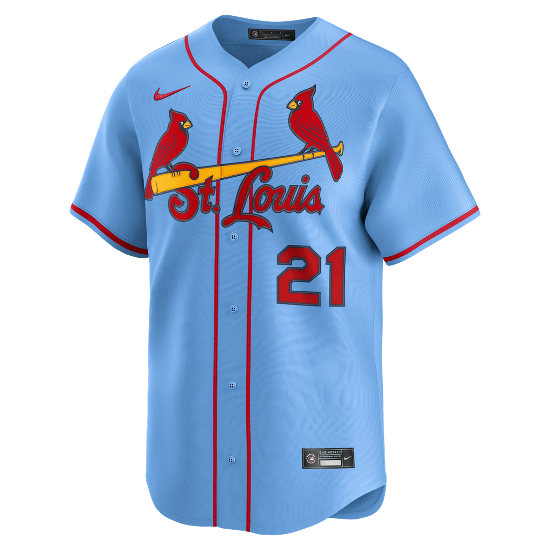 St. Louis Cardinals Lars Nootbaar Nike Alternate Limited Jersey - Light Blue
