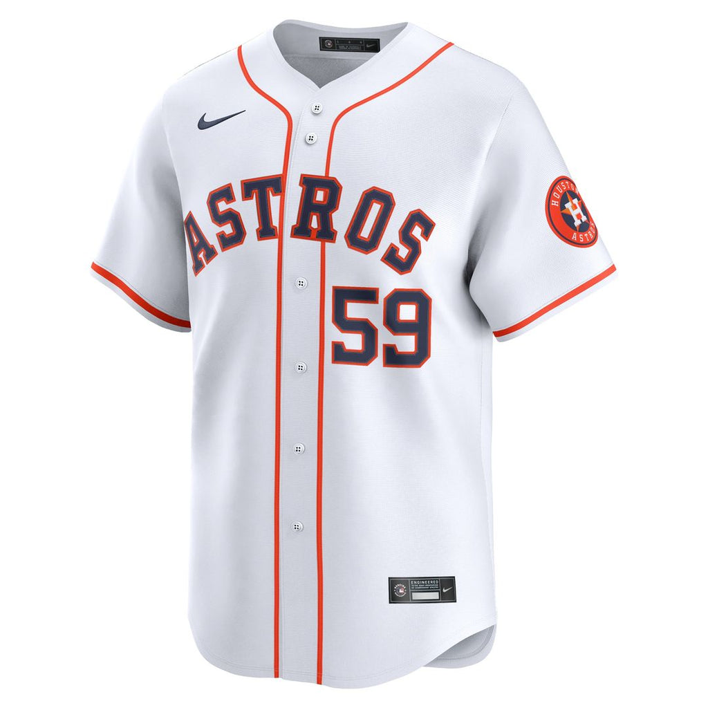 Houston Astros Framber Valdez Nike Home Limited Player Jersey - White