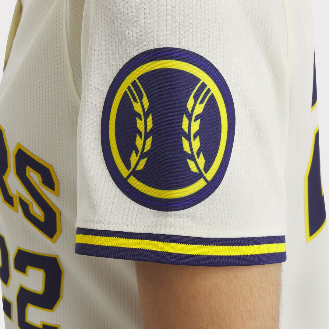 Milwaukee Brewers Christian Yelich Nike Women's Home Limited Player Jersey - Cream