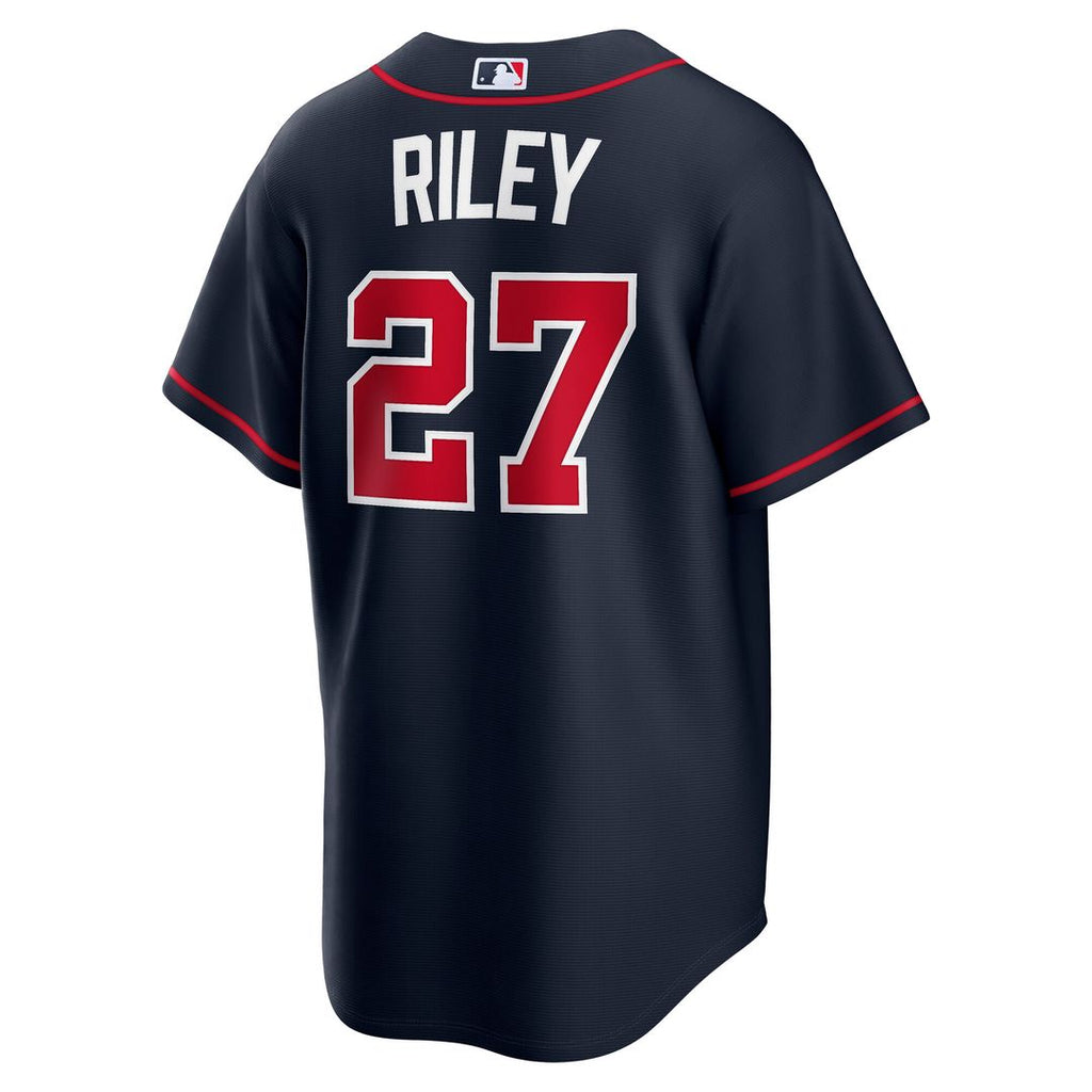 Atlanta Braves Austin Riley Nike Alternate Replica Jersey - Navy