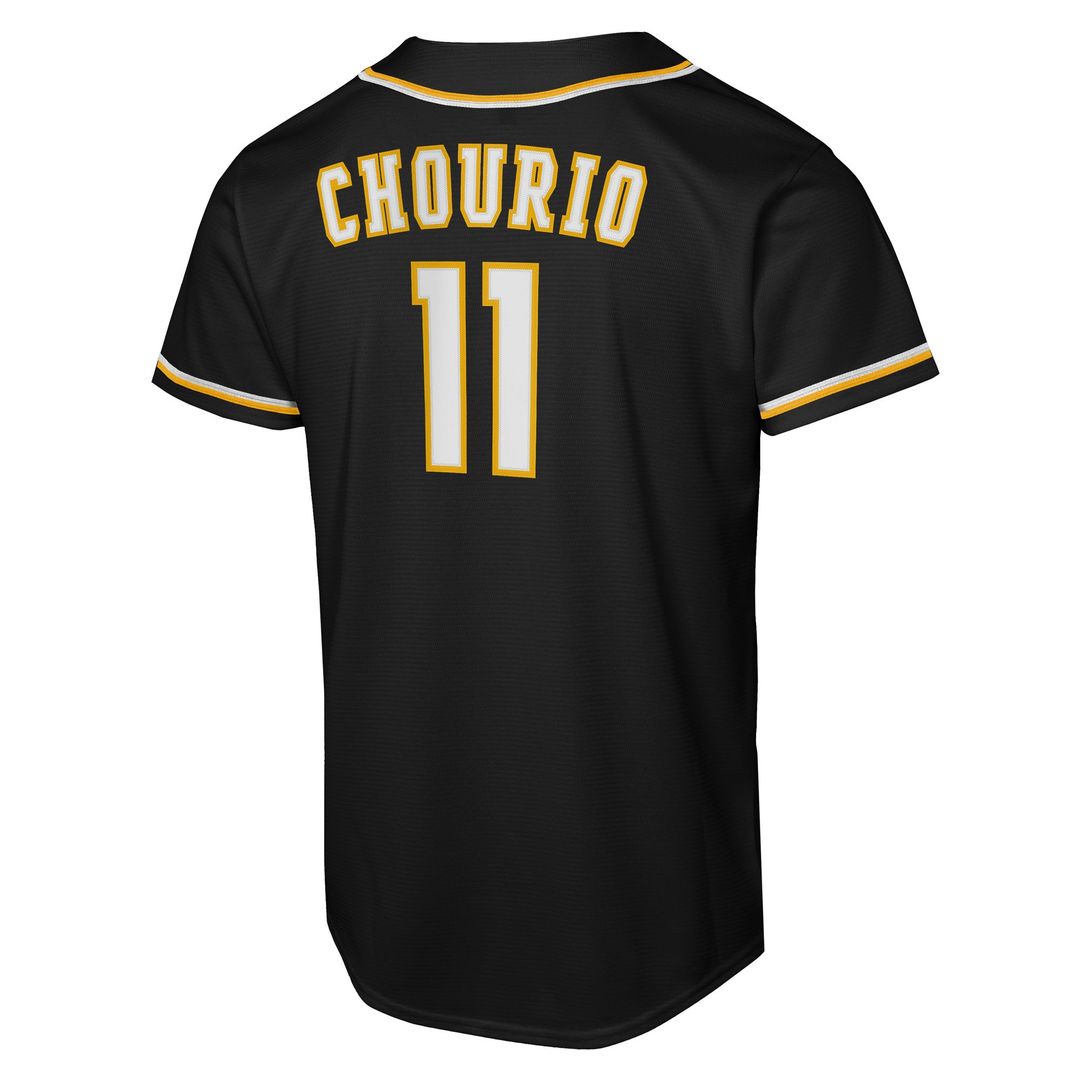 Milwaukee Brewers Jackson Chourio Nike Youth Fashion Replica Player Jersey - Black