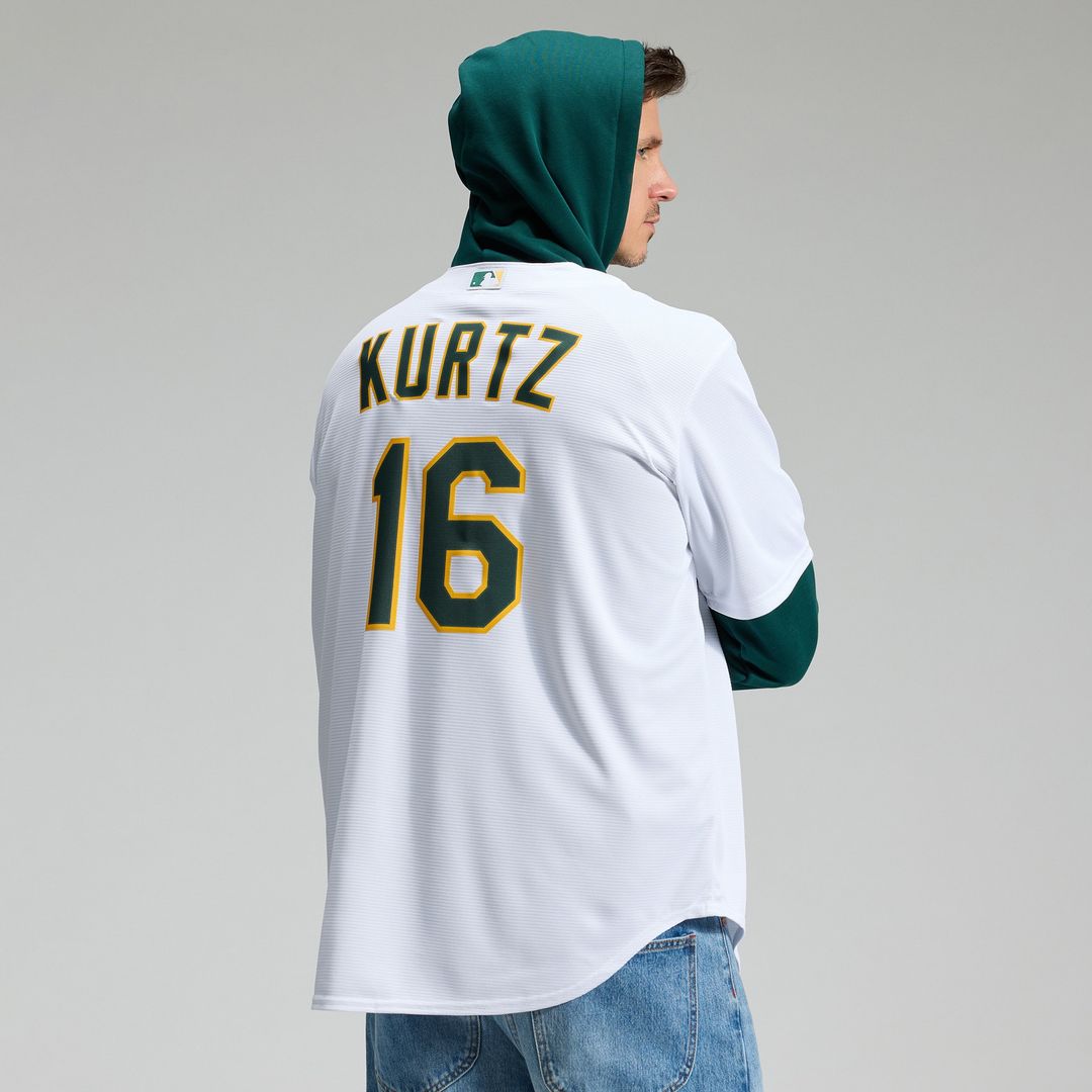 Athletics Nick Kurtz Nike Home Replica Player Jersey - White