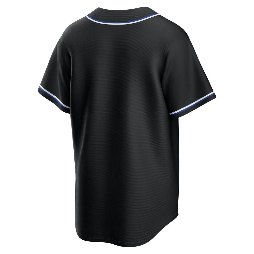 Kansas City Royals Nike Fashion Replica Black Out Jersey