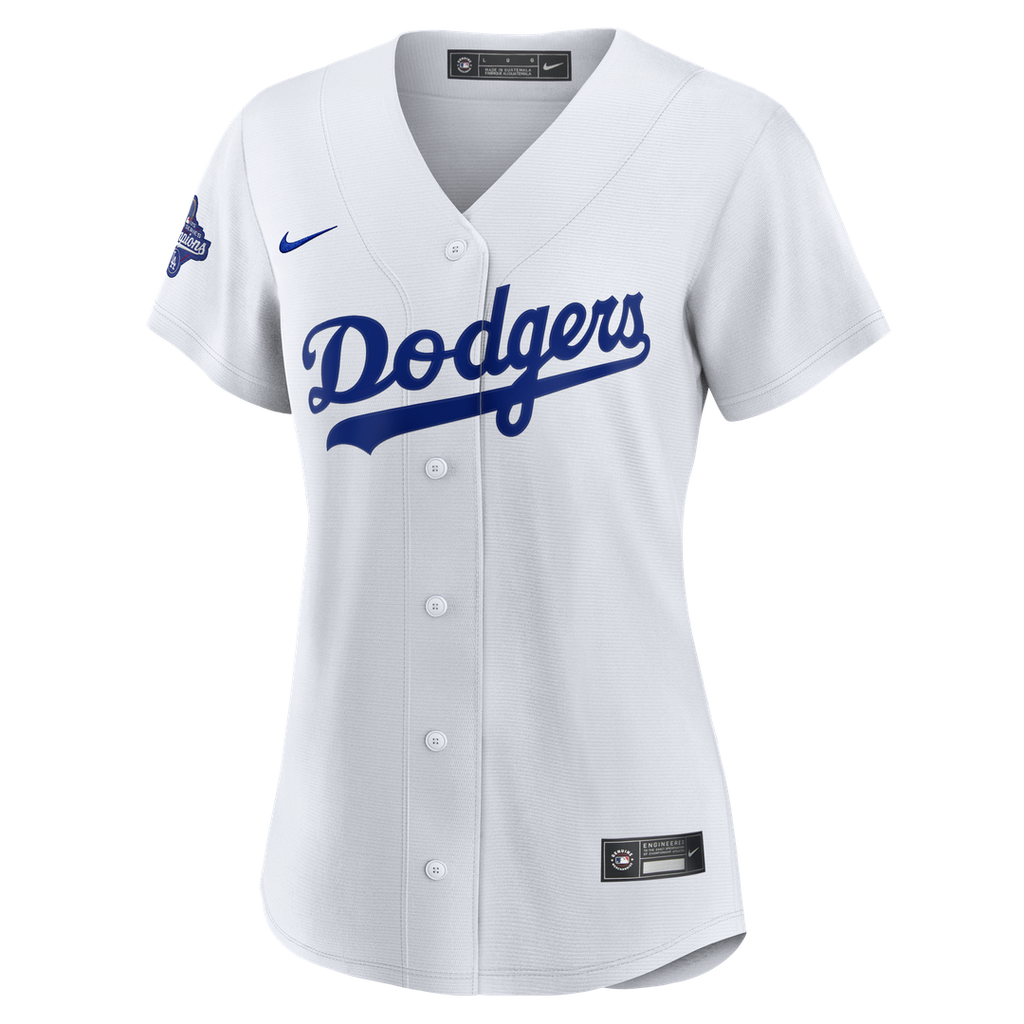 Los Angeles Dodgers Yoshinobu Yamamoto Nike Women's 2025 World Series Champions Home Replica Jersey - White