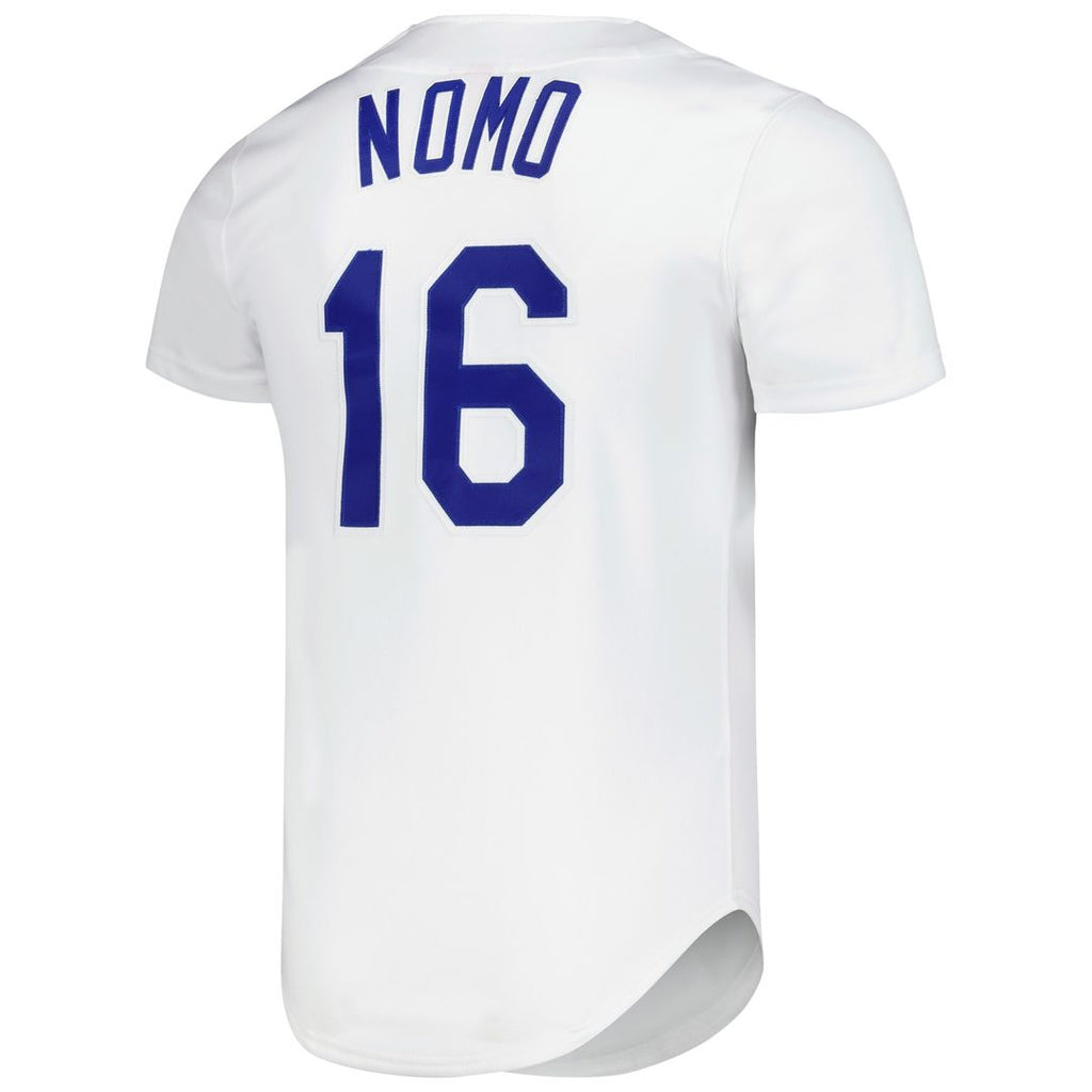 Los Angeles Dodgers Hideo Nomo Mitchell & Ness Cooperstown Authentic Jersey - White