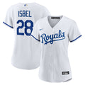 Kansas City Royals Kyle Isbel Nike Women's Home Replica Jersey - White