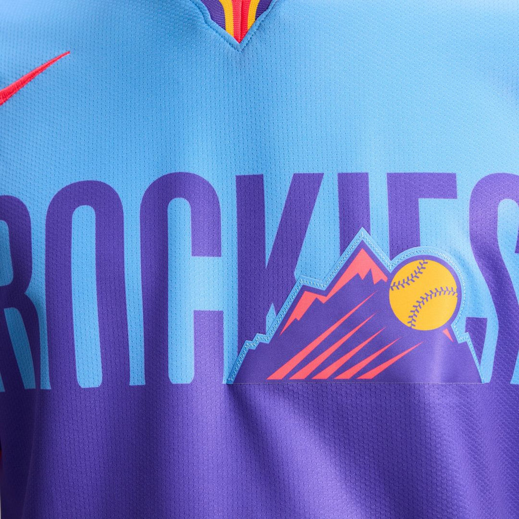 Colorado Rockies Nike 2025 City Connect Limited Jersey - Purple/Light Blue