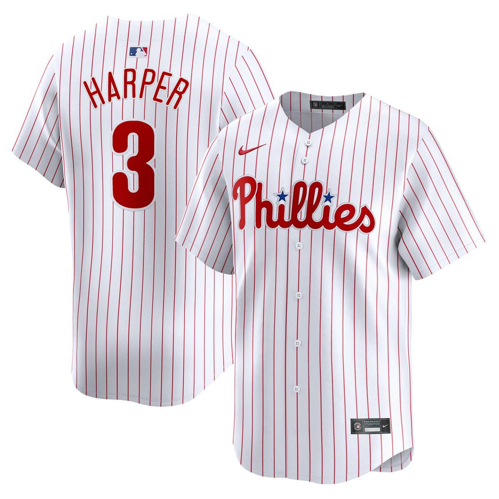 Philadelphia Phillies Bryce Harper Nike Home Limited Player Jersey - White