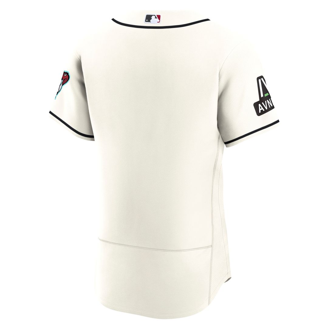 Arizona Diamondbacks Nike Home Sponsor Patch Authentic Jersey - Cream