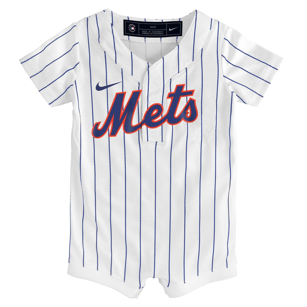 New York Mets Nike Infant Home Replica Romper Jersey - White