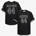 Cincinnati Reds Elly De La Cruz Fanatics Big & Tall Heavyweight Mesh Jersey - Black/White