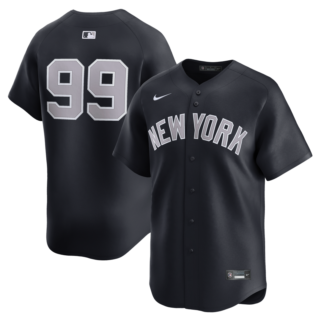 New York Yankees Aaron Judge Nike Road Limited Player Jersey - Gray