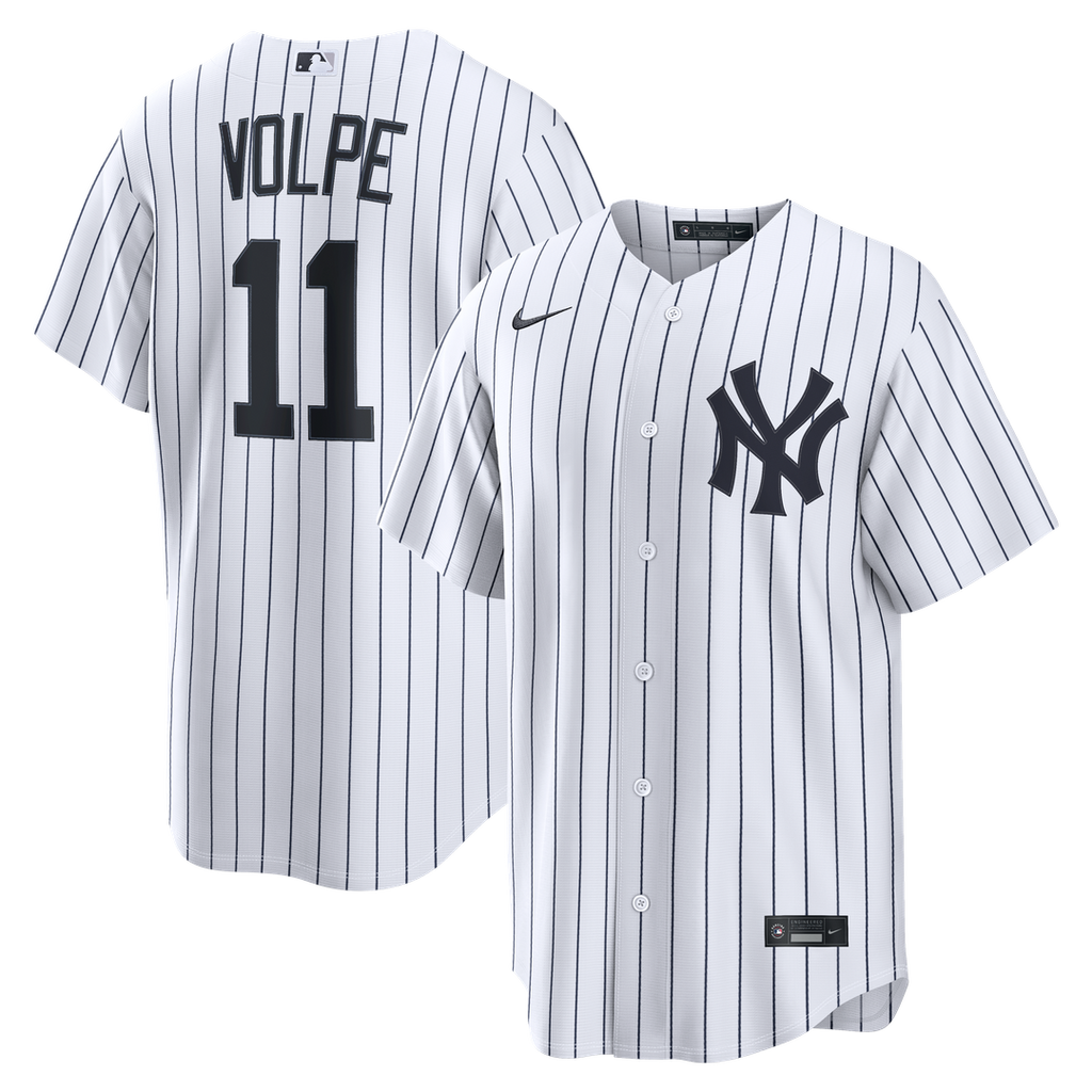 New York Yankees Anthony Volpe Nike Home Replica Jersey - White