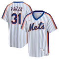 New York Mets Mike Piazza Nike Home Cooperstown Player Jersey - White