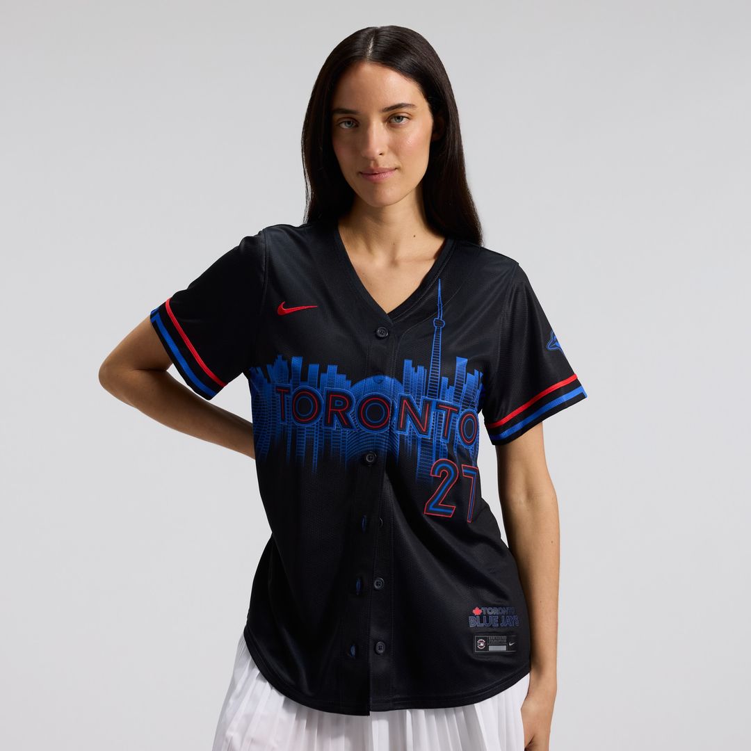 Toronto Blue Jays Vladimir Guerrero Jr. Nike Women's 2024 City Connect Limited Player Jersey - Navy