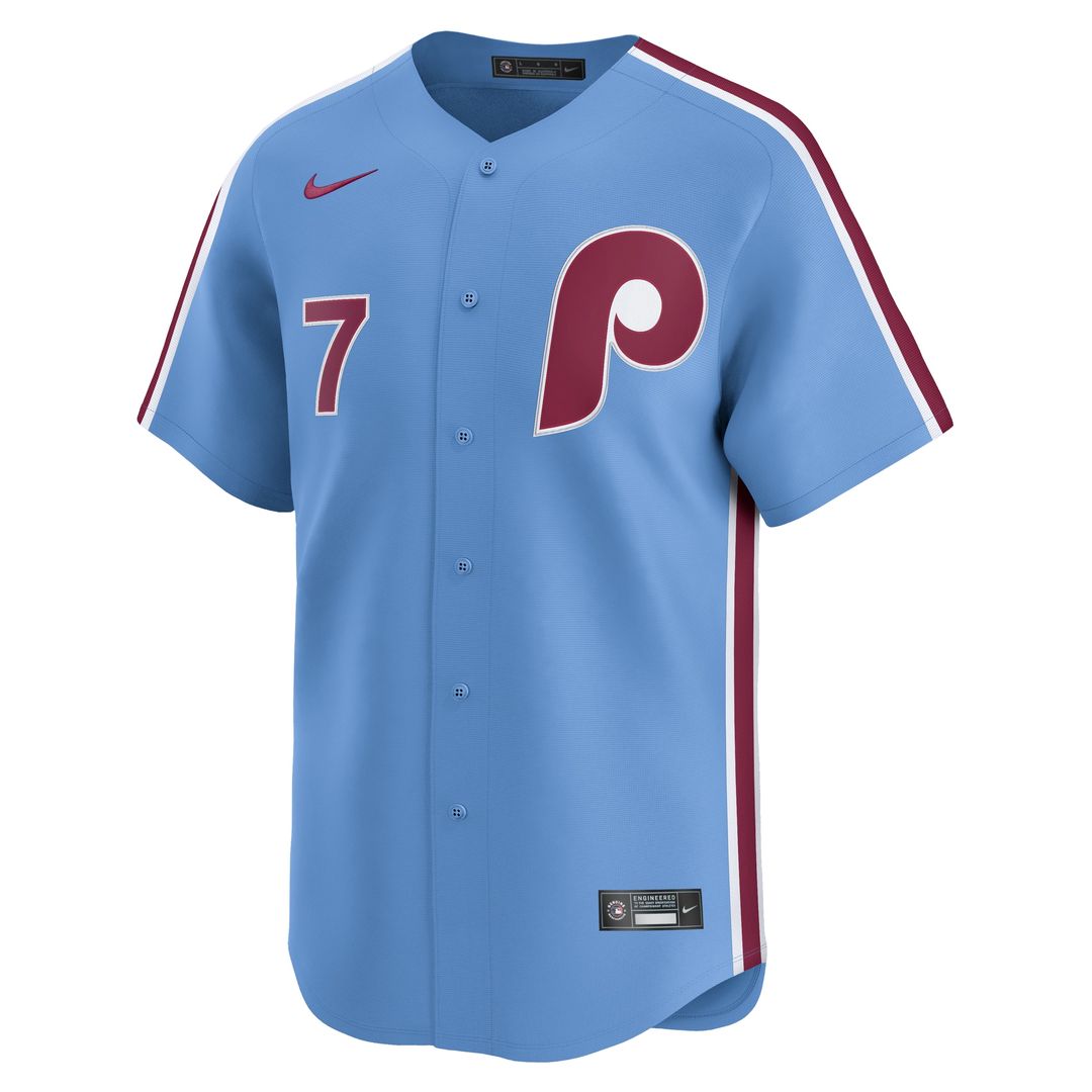 Philadelphia Phillies Trea Turner Nike Home Limited Player Jersey - White
