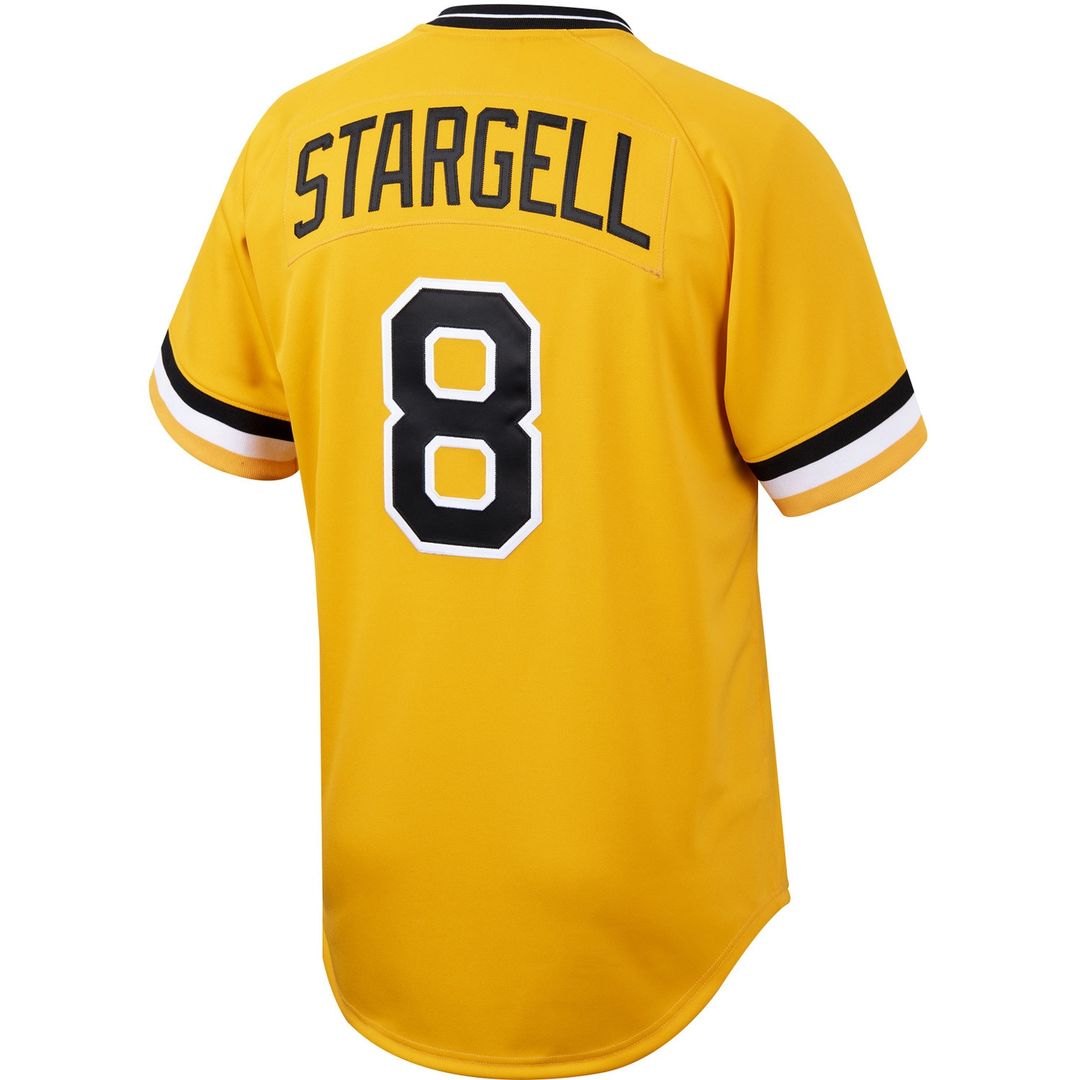 Pittsburgh Pirates Willie Stargell Mitchell & Ness Cooperstown Authentic Jersey - Gold