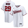 Washington Nationals James Wood Nike Home Replica Jersey - White