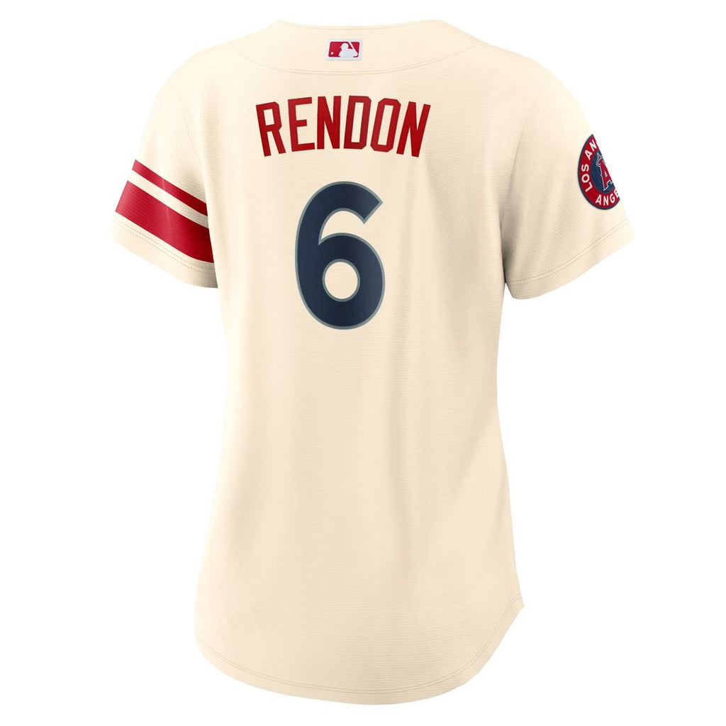 Los Angeles Angels Anthony Rendon Nike Women's City Connect Replica Player Jersey - Cream
