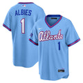 Atlanta Braves Ozzie Albies Nike 2026 City Connect Stadium Jersey - Powder Blue