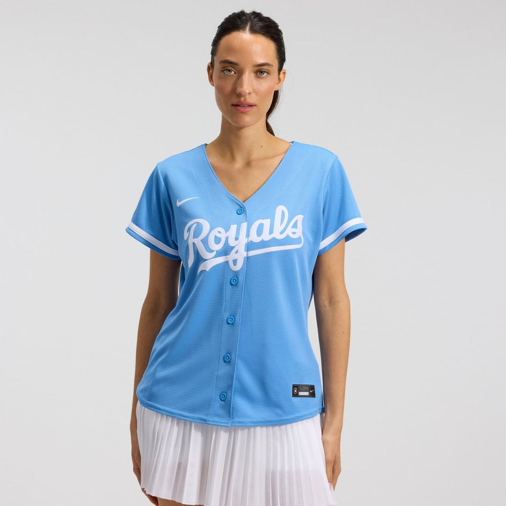 Kansas City Royals Nike Women's Alternate Replica Team Logo Jersey - Light Blue