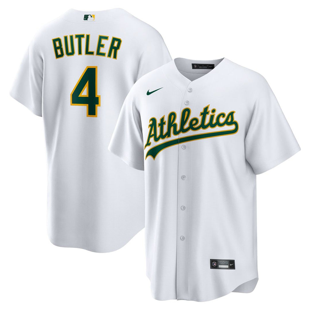 Athletics Lawrence Butler Nike Home Replica Jersey - White
