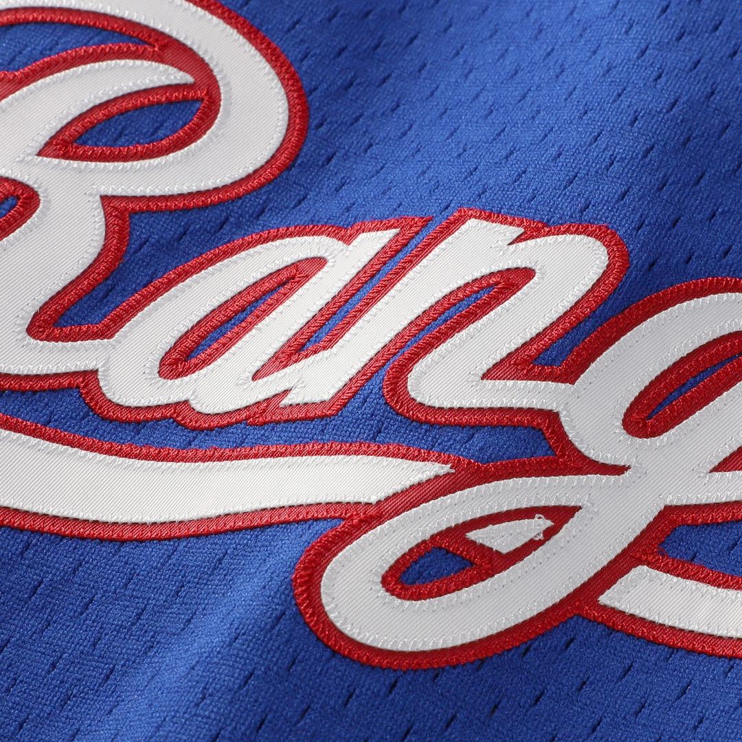 Texas Rangers Nolan Ryan Mitchell & Ness Big & Tall Cooperstown Mesh Batting Practice Jersey - Royal