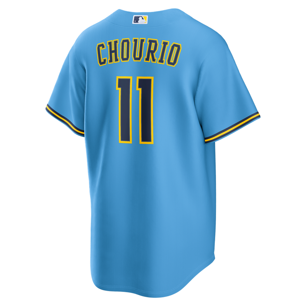 Milwaukee Brewers Jackson Chourio Nike Road Replica Jersey - Light Blue