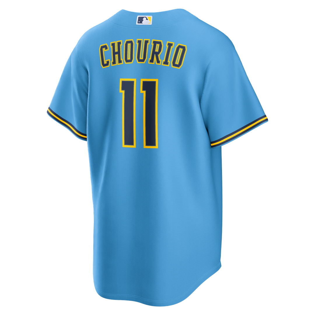 Milwaukee Brewers Jackson Chourio Nike Road Replica Jersey - Light Blue