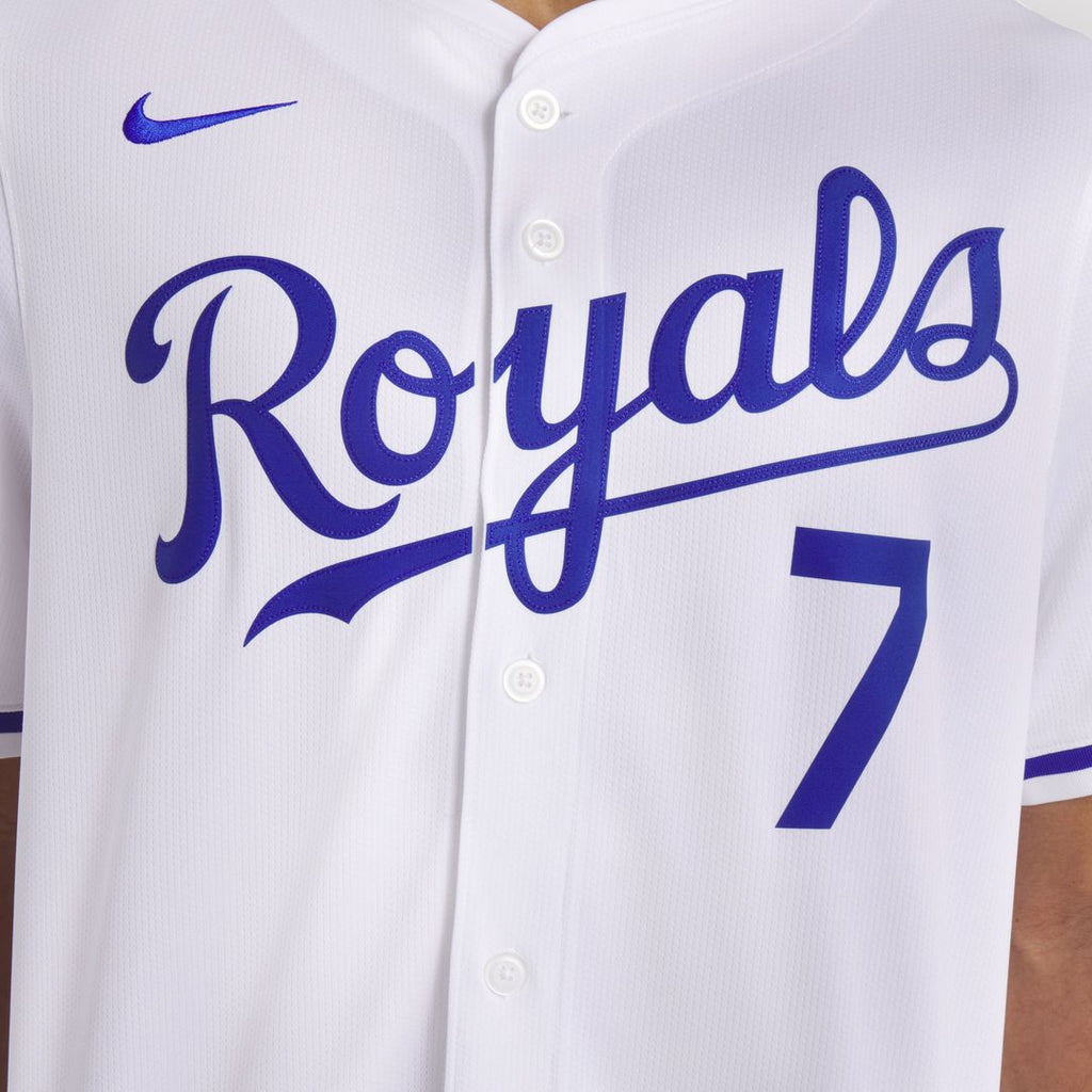 Kansas City Royals Bobby Witt Jr. Nike Home Limited Player Jersey - White