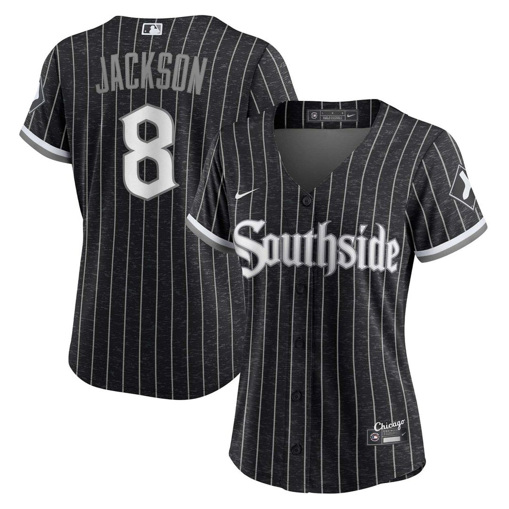 Chicago White Sox Bo Jackson Nike Women's City Connect Replica Player Jersey - Black