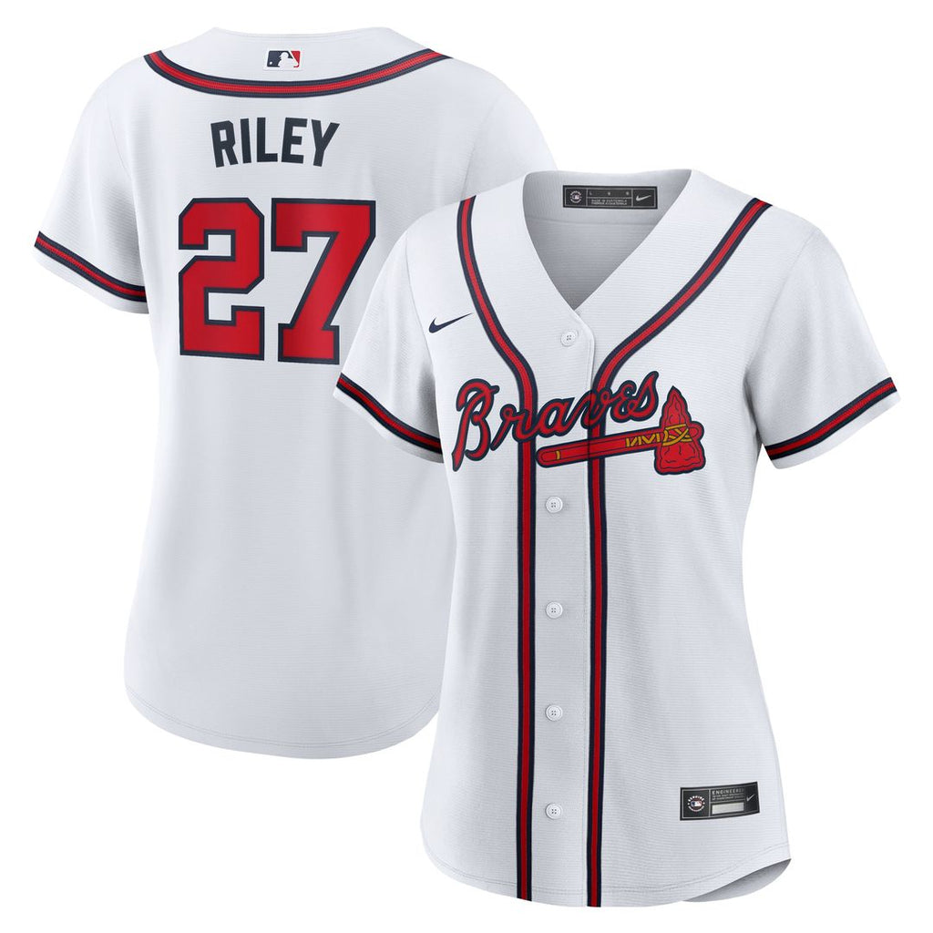 Atlanta Braves Austin Riley Nike Women's Home Replica Jersey - White