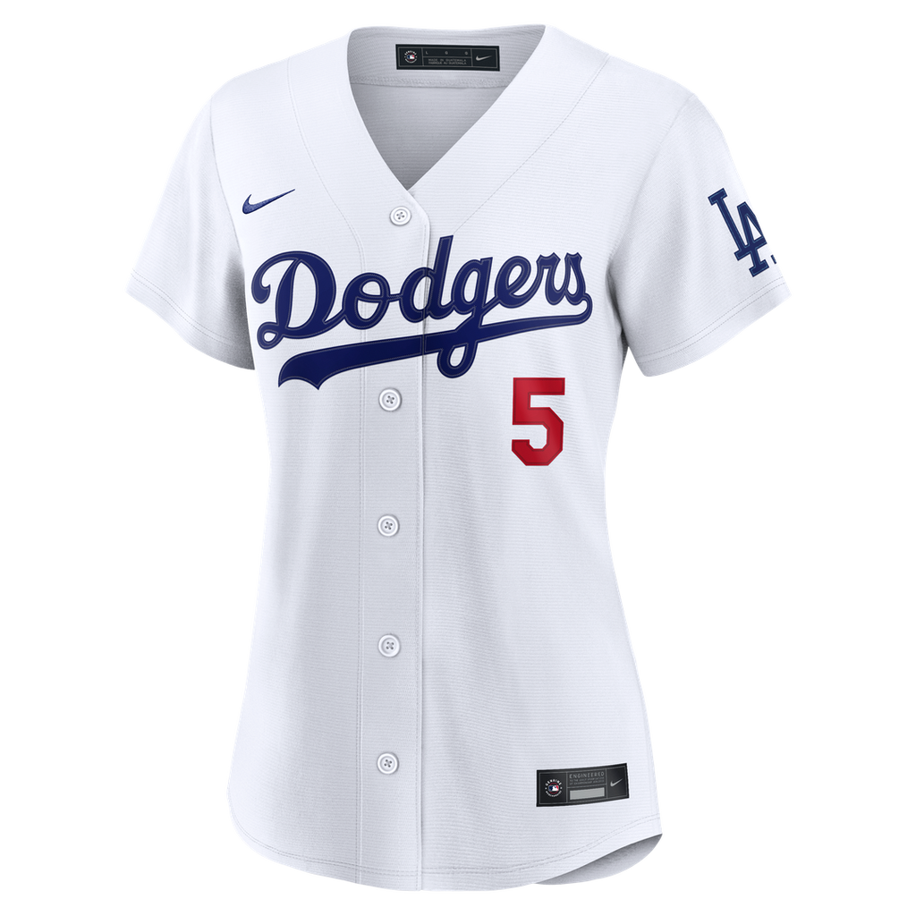 Los Angeles Dodgers Freddie Freeman Nike Women's Home Stadium Jersey - White