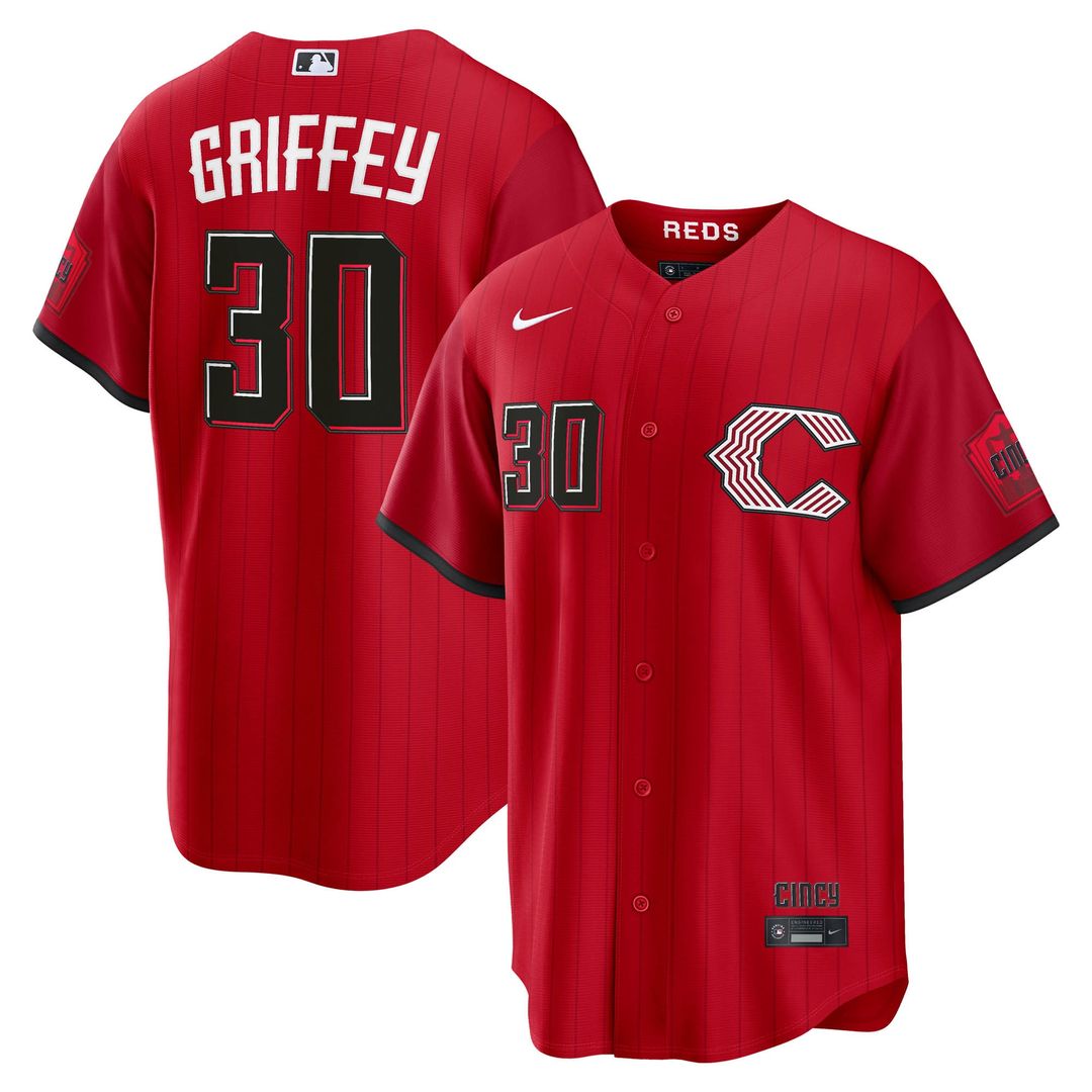 Cincinnati Reds Ken Griffey Jr. Nike 2026 City Connect Stadium Jersey - Red